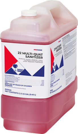 22 Multi Quat Sanitizer ProClean