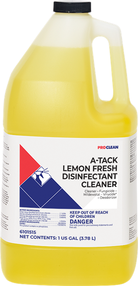 A Tack Lemon Fresh Disinfectant Cleaner ProClean