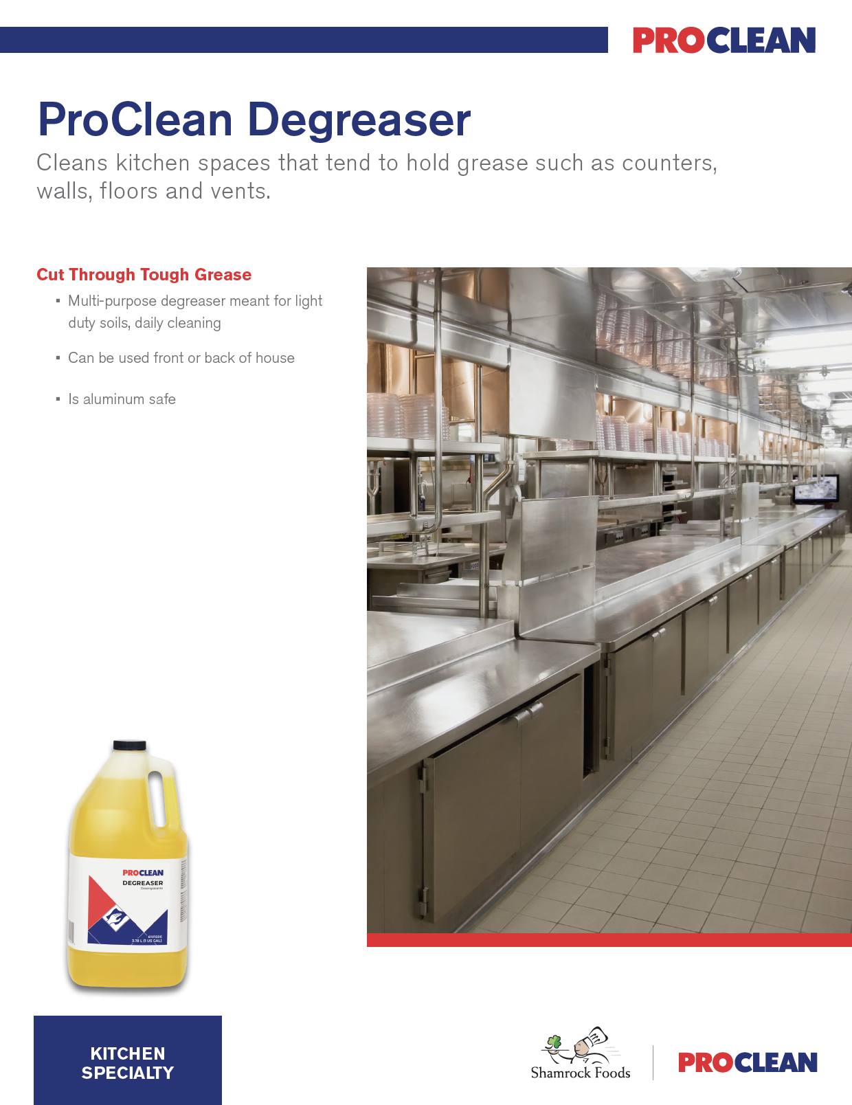 ProClean Degreaser Sell Sheet