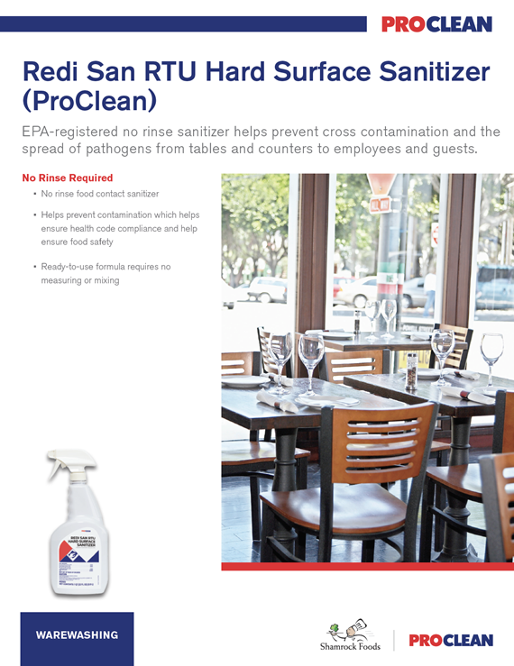 Redi San RTU Hard Surface Sanitizer ProClean